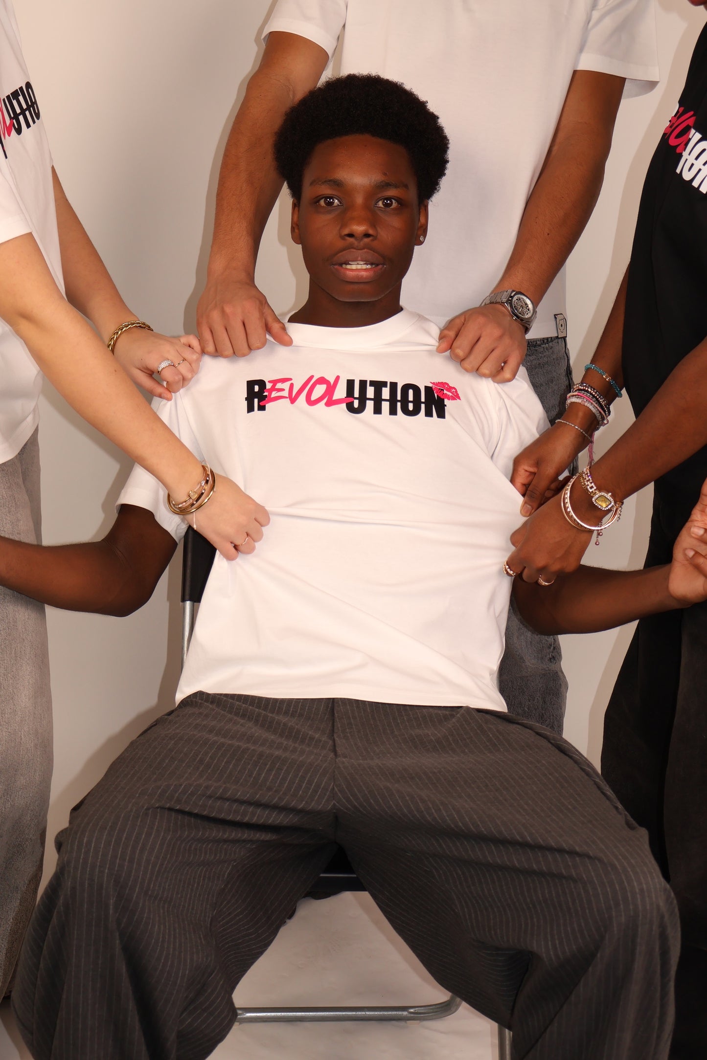 t-shirt original Même les méchants rêvent d'amour blanc