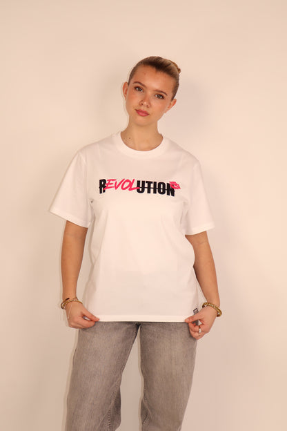 t-shirt original Même les méchants rêvent d'amour blanc