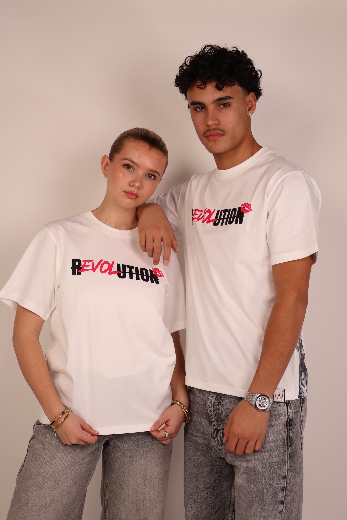 t-shirt original Même les méchants rêvent d'amour blanc