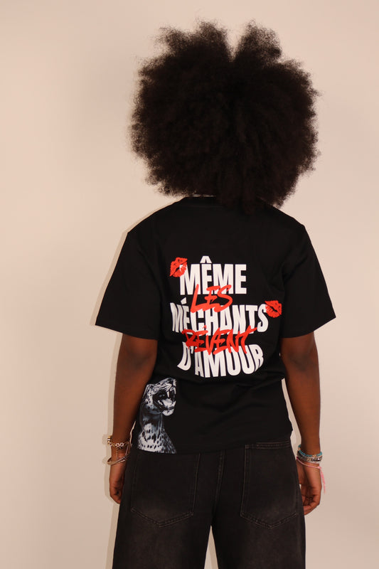 t-shirt original Même les méchants rêvent d'amour