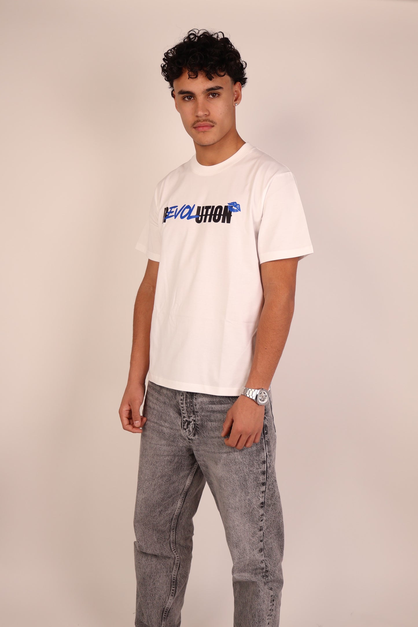 t-shirt original Même les méchants rêvent d'amour blanc