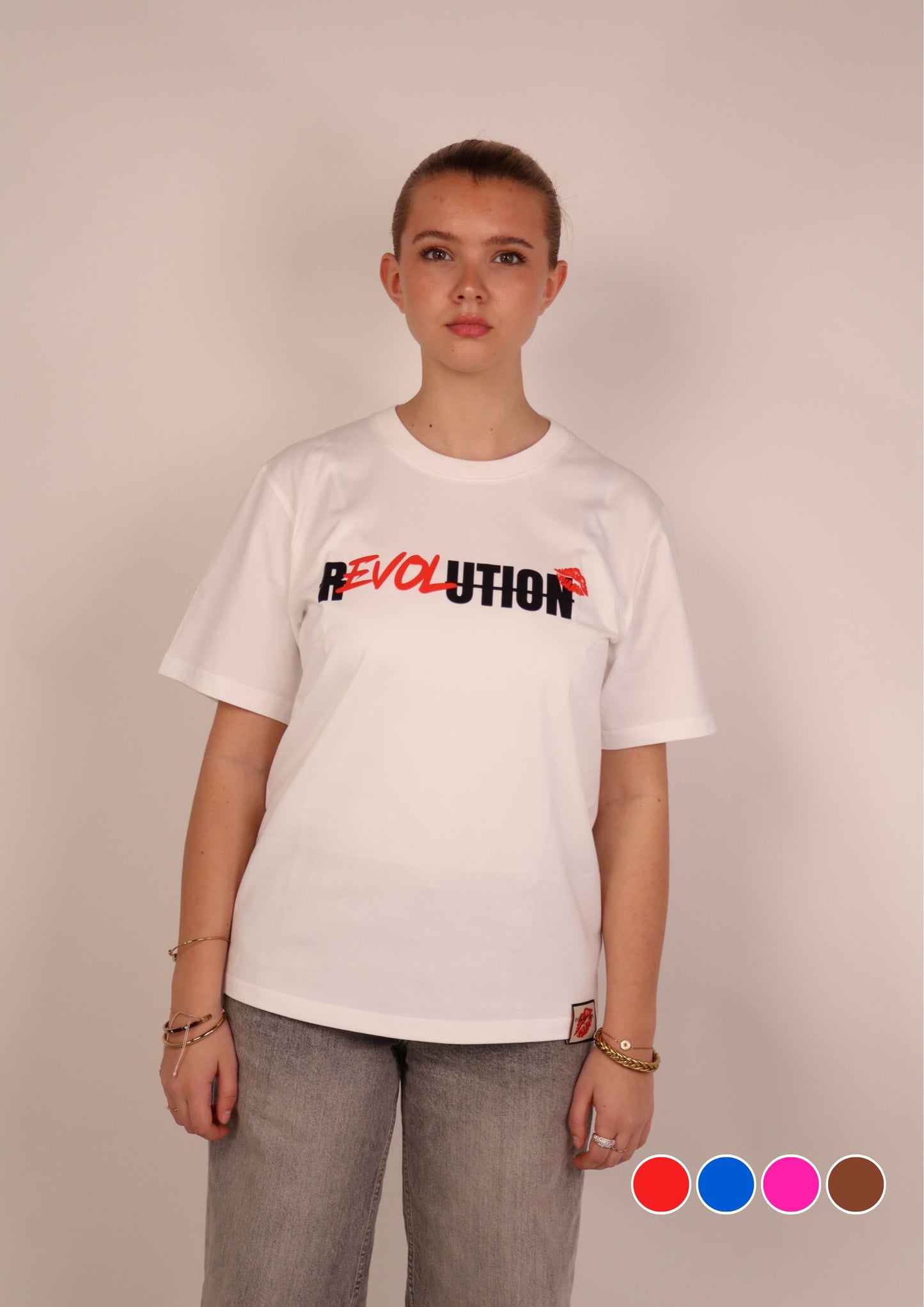 t-shirt original Même les méchants rêvent d'amour blanc