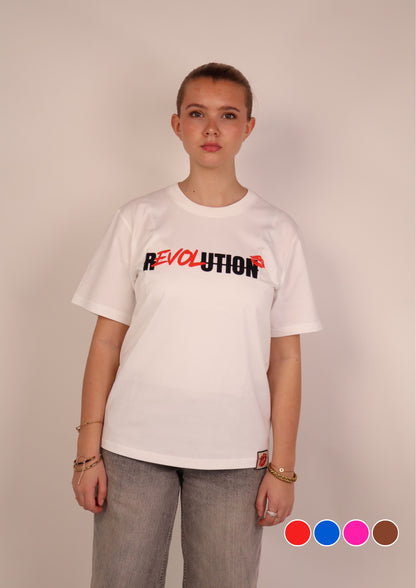 t-shirt original Même les méchants rêvent d'amour blanc